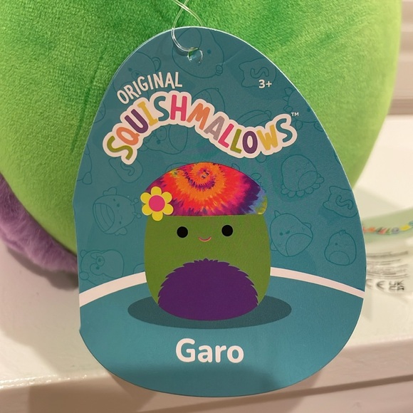 NWT 8” Garo the Mushroom Squishmallow - Blacklight Squad - Picture 3 of 4